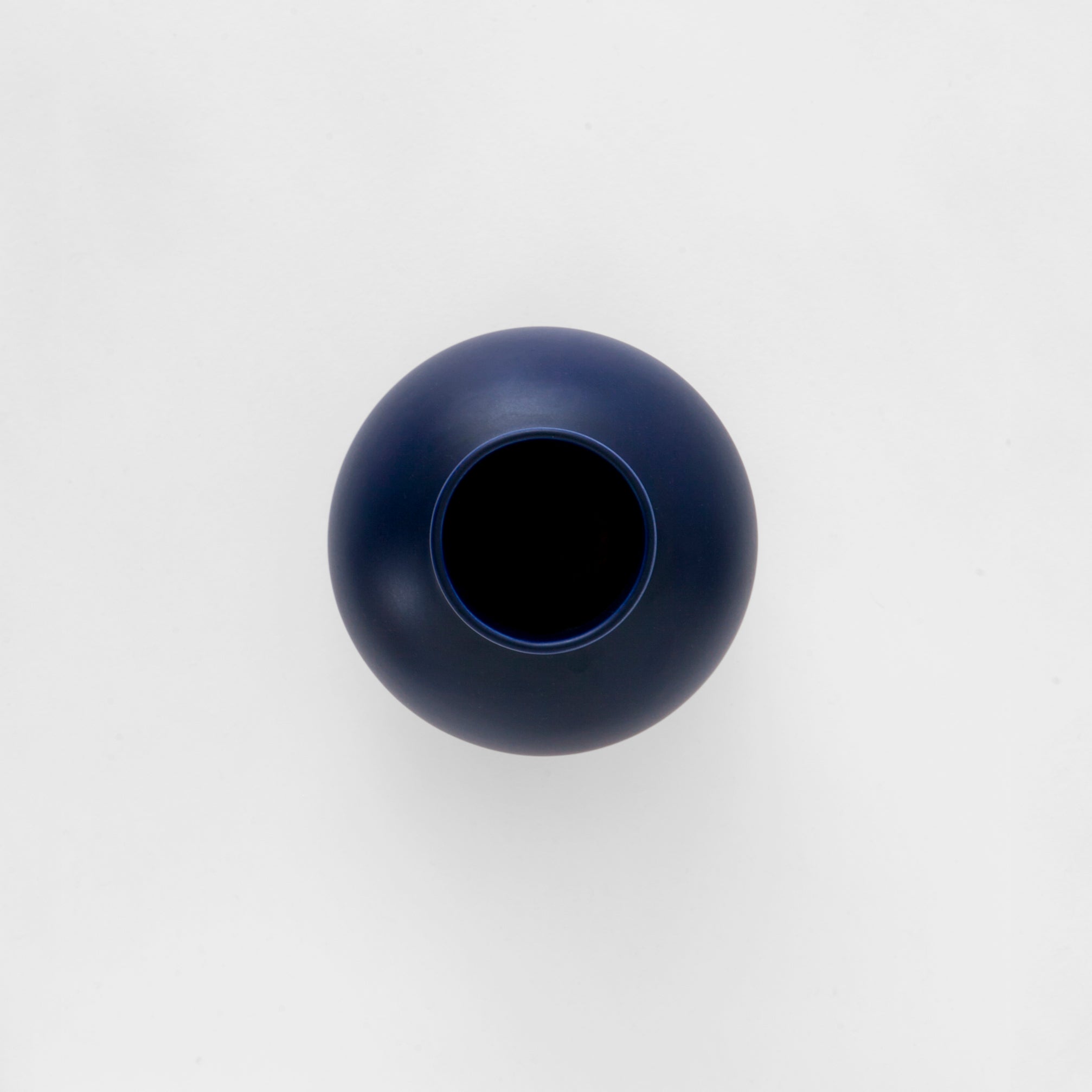 Blue Small Globe Bottle Vase - Image 2