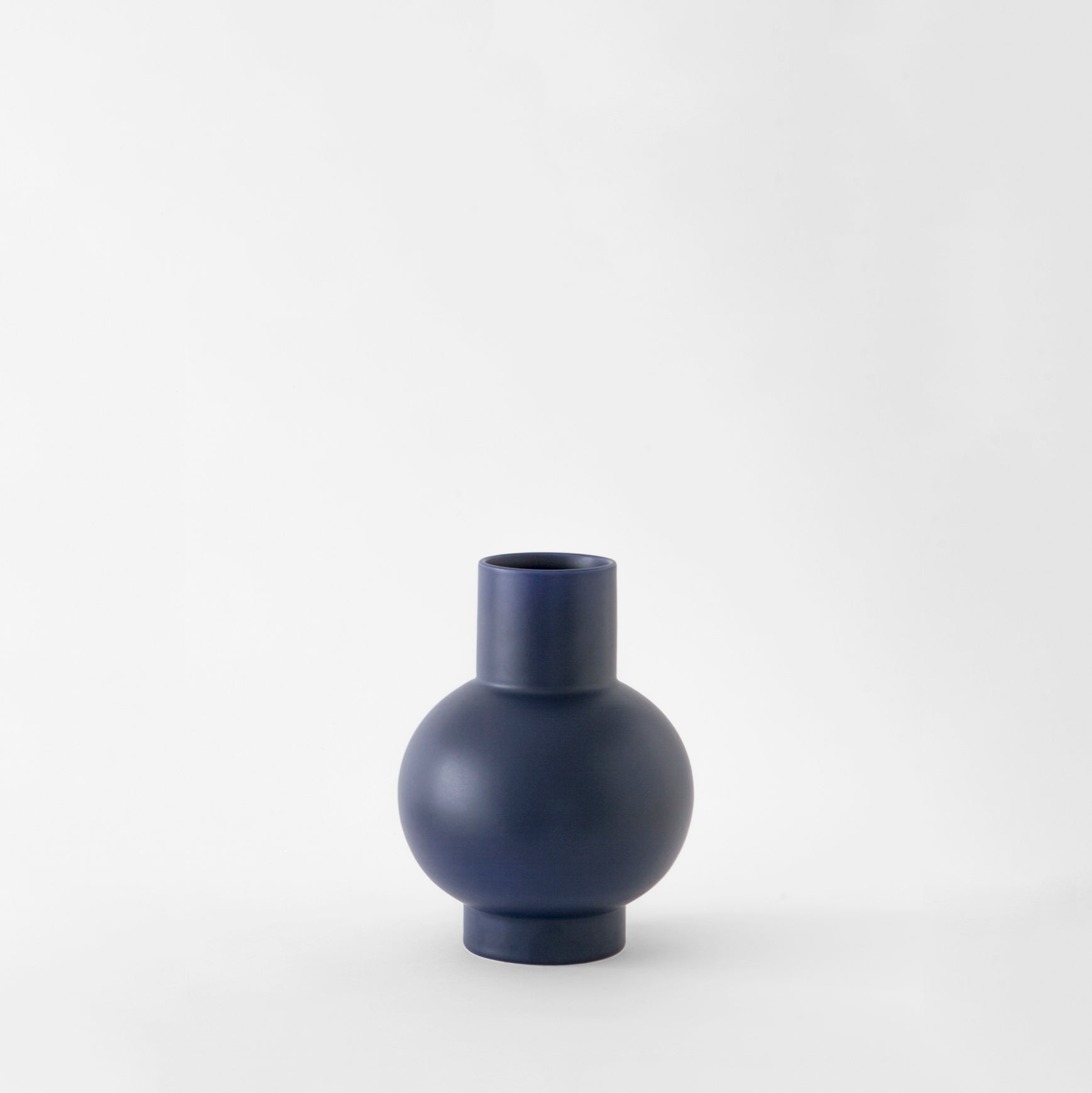 Blue Small Globe Bottle Vase