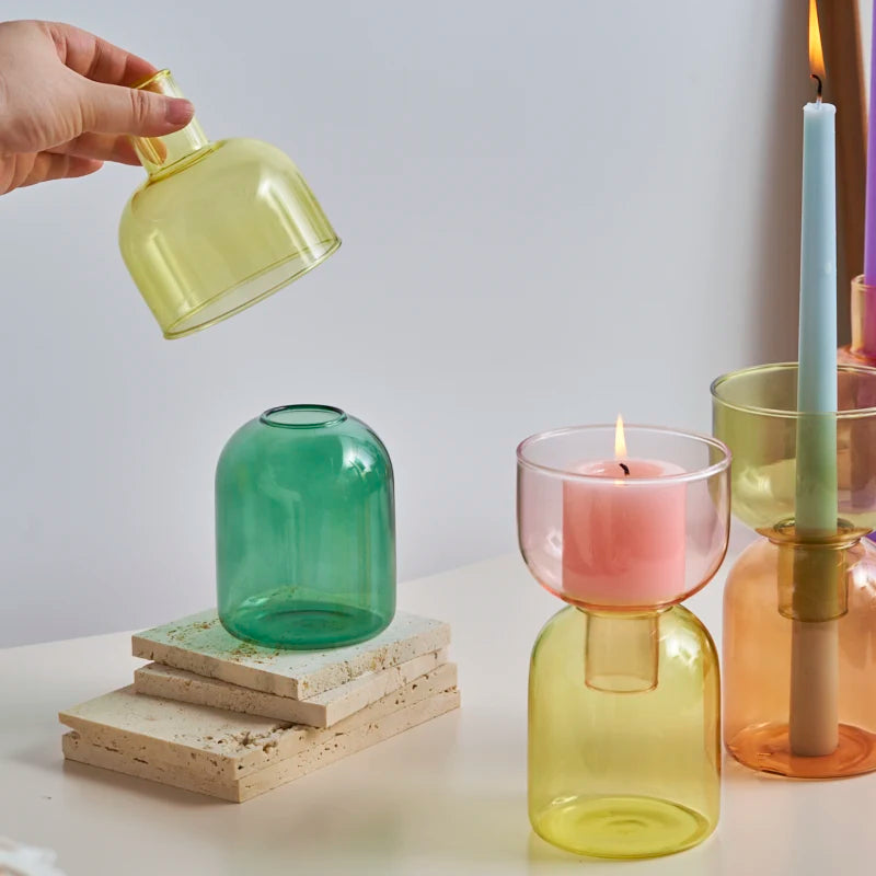 Radiant Glass DIY Vase & Candle Holder - Image 4