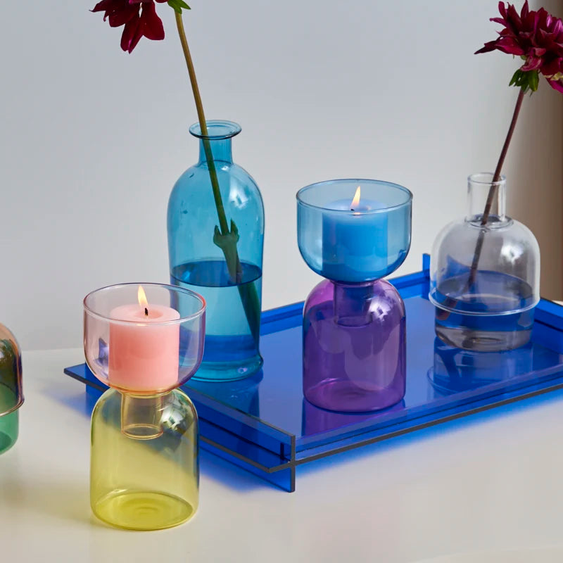 Radiant Glass DIY Vase & Candle Holder - Image 2